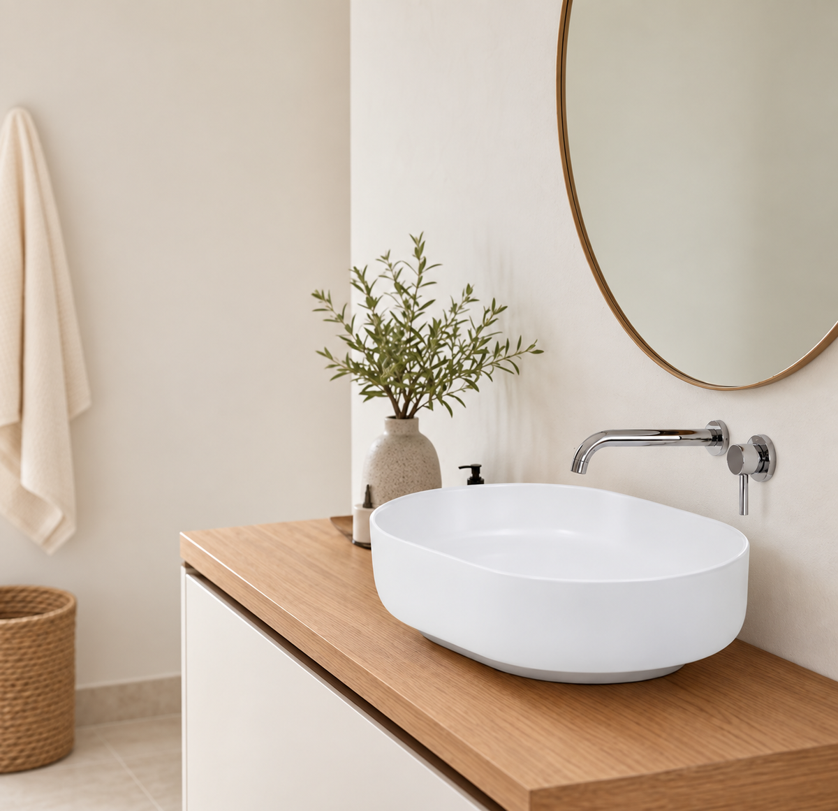 Vasque Salle de Bain │ Ovale | oryabain