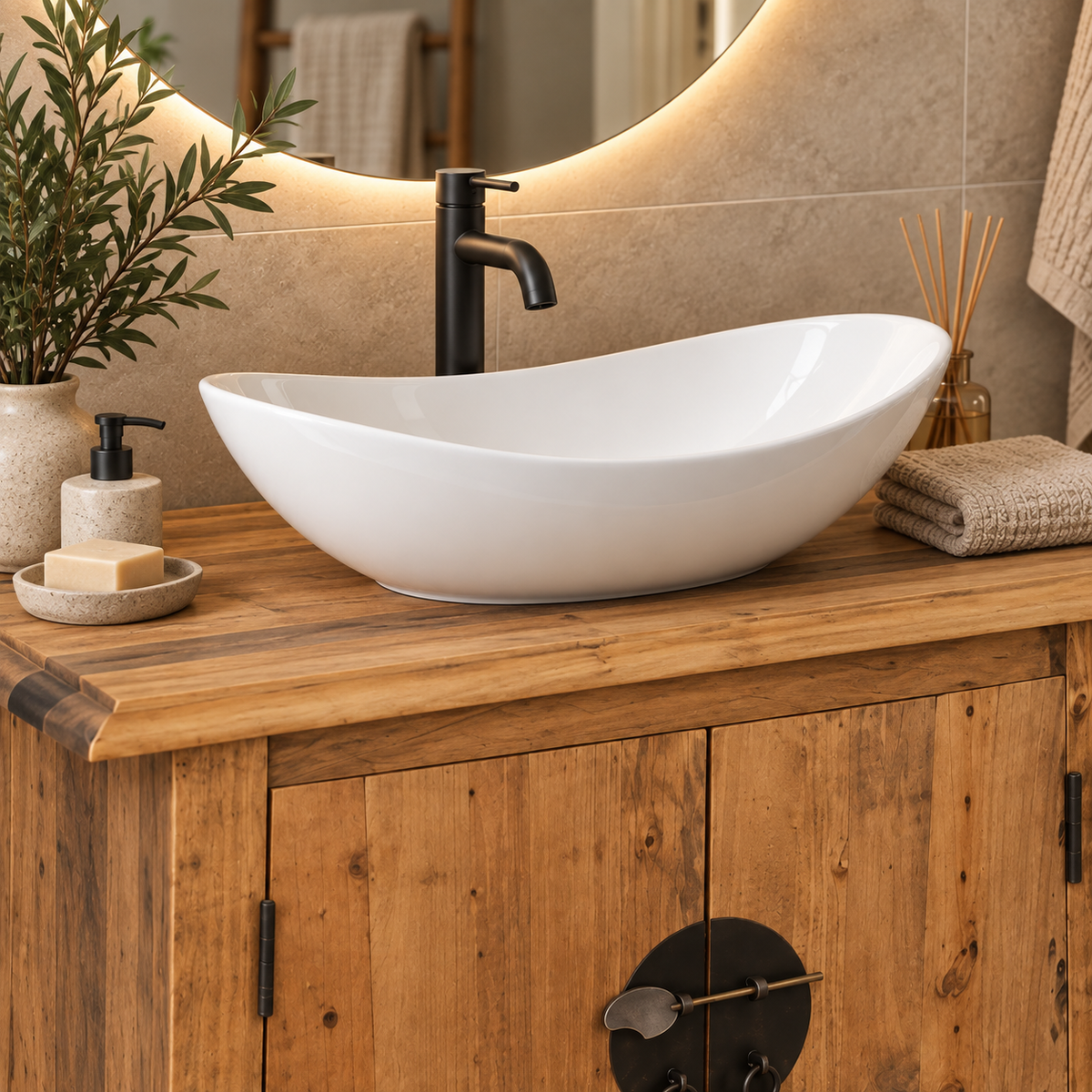 Vasque Salle de Bain │ Ovale | oryabain