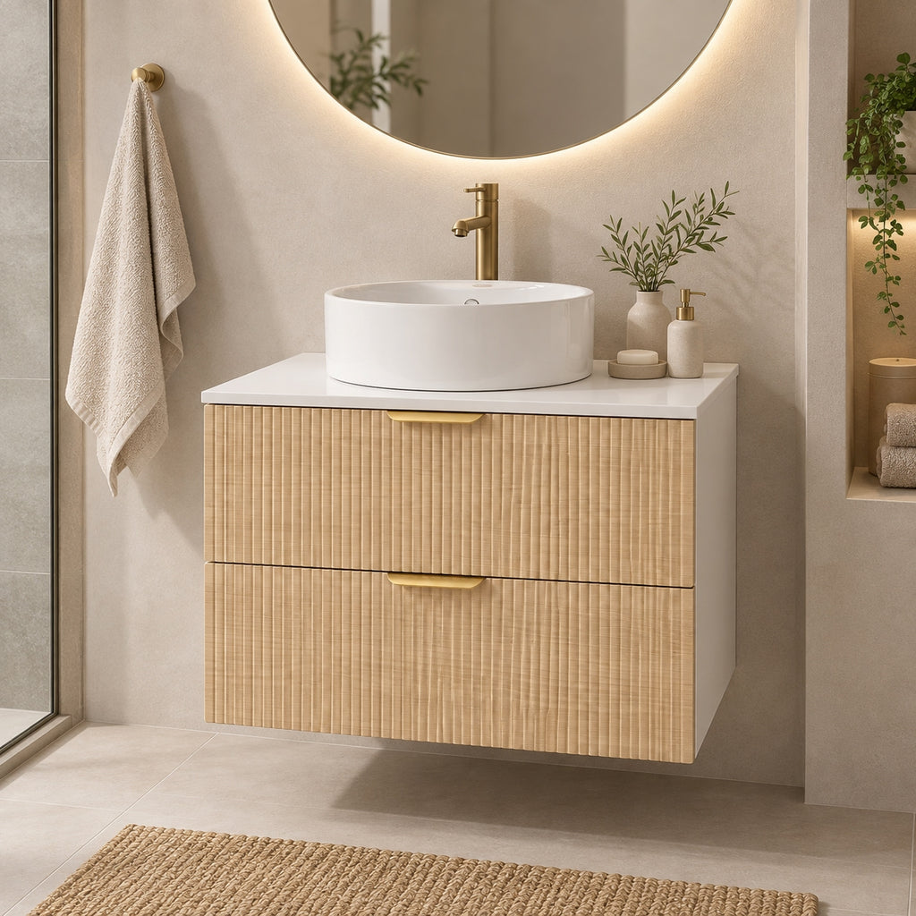 Meuble Vasque Salle de Bain | Moderne & Naturel | oryabain