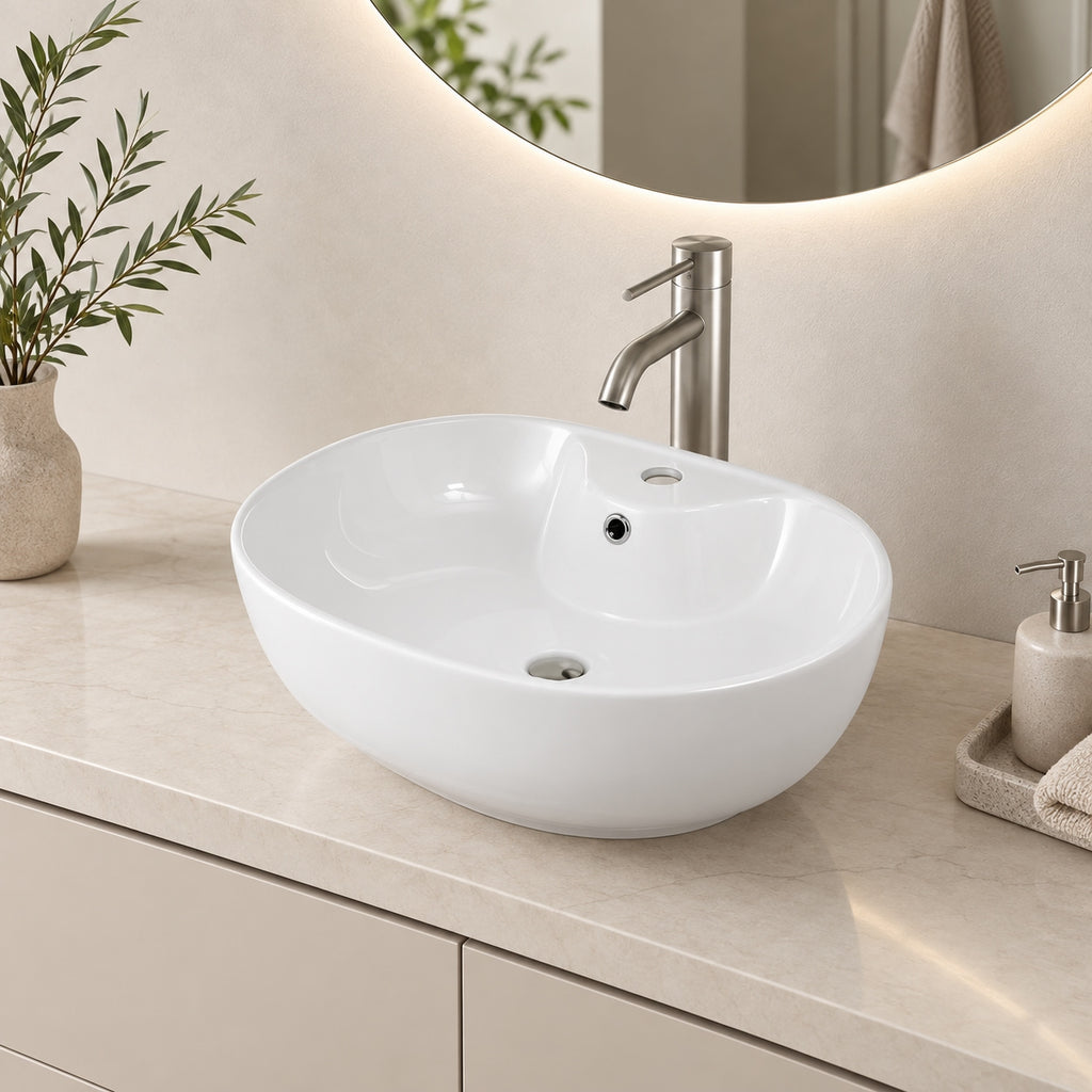 Vasque Salle de Bain │ Ovale | oryabain