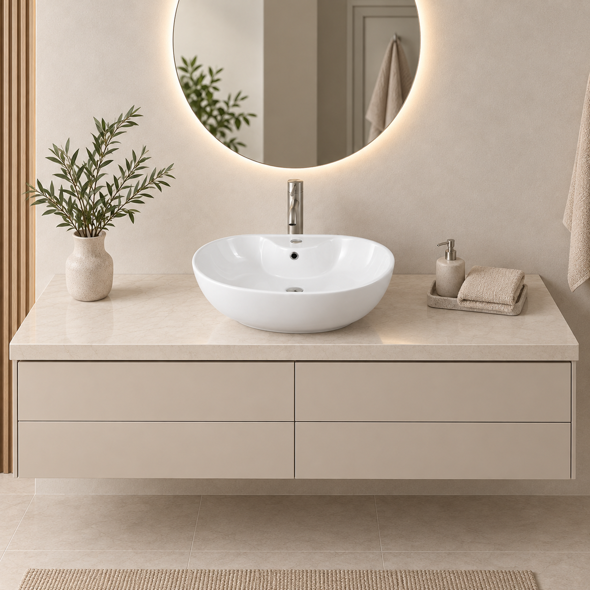 Vasque Salle de Bain │ Ovale | oryabain